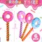 6 Pcs Candy Birthday Party Decoration Donut 33 Inch(Classic Color)